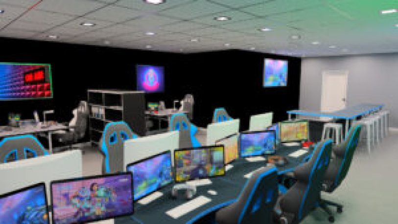 tech/esports room rendering