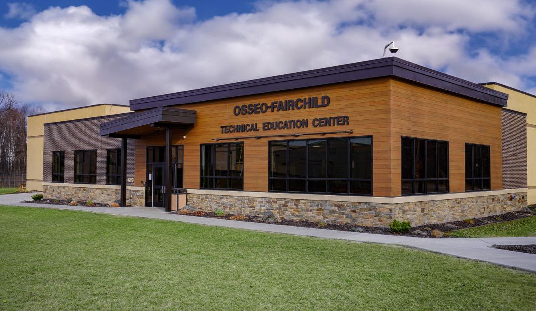 exterior photo of osseo fairchild technical education center