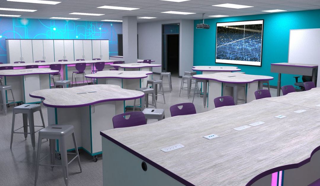 cybersecurity lab rendering