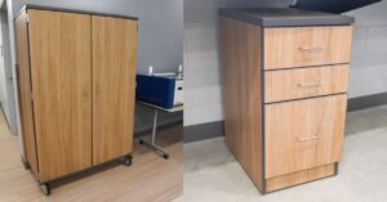 Replay® File Drawer Base Cabinets and mobile transporter storage